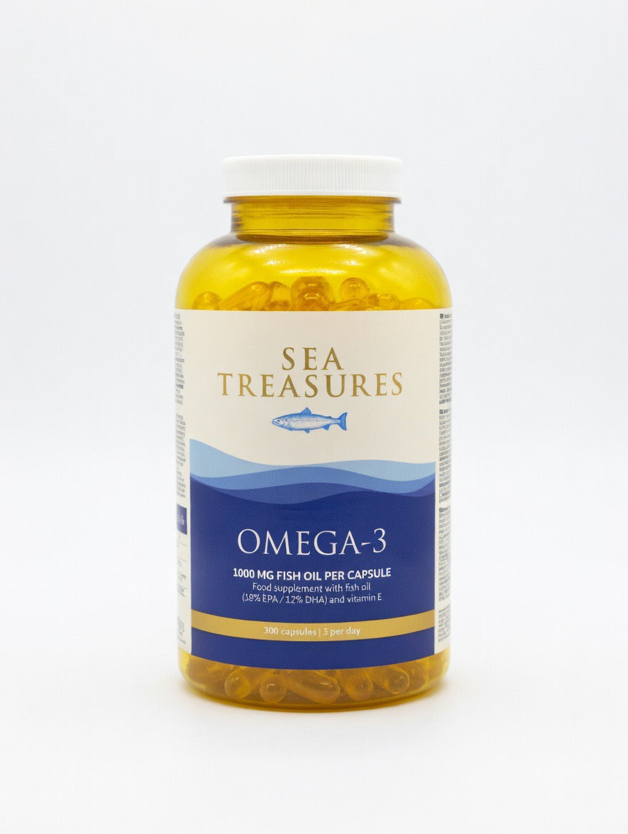 Sea Treasures Omega 3 1000 mg  | 300 Capsules